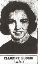 Claudine Hodgin 1955
